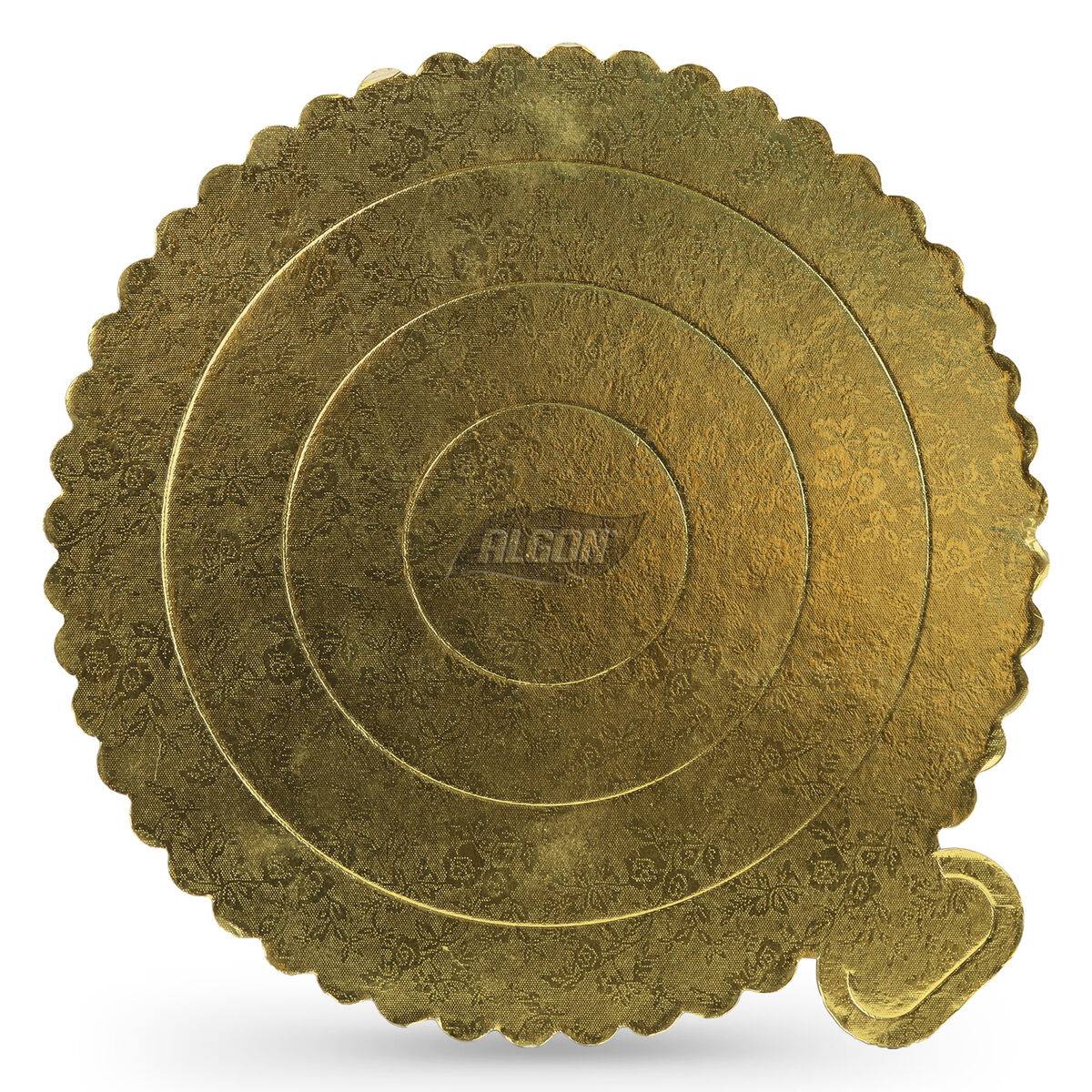 Base para pastel Algon Dorado 40 x 40 cm (36 Unidades)