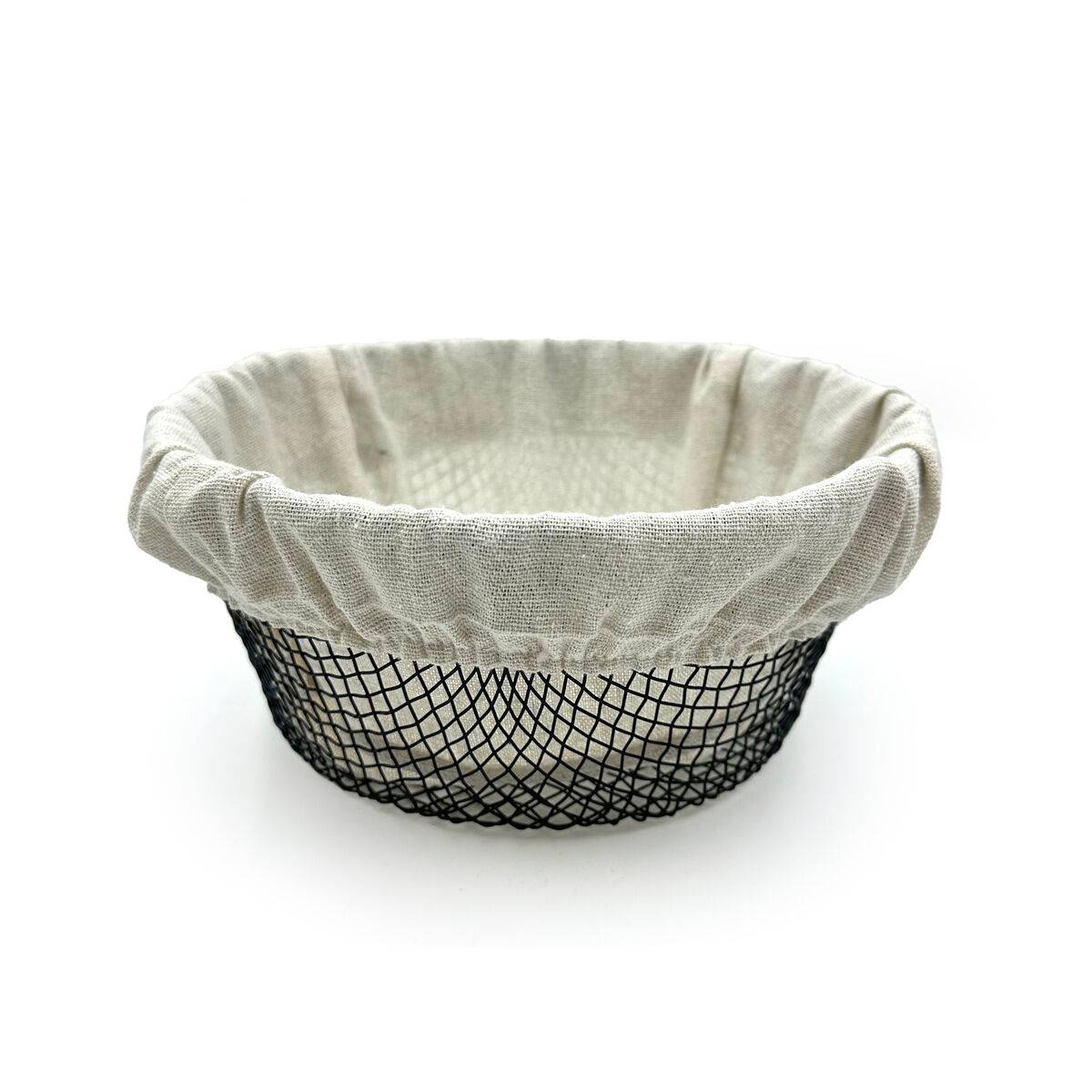 Cesta para el Pan Metal 23 x 23 x 10 cm (12 Unidades)