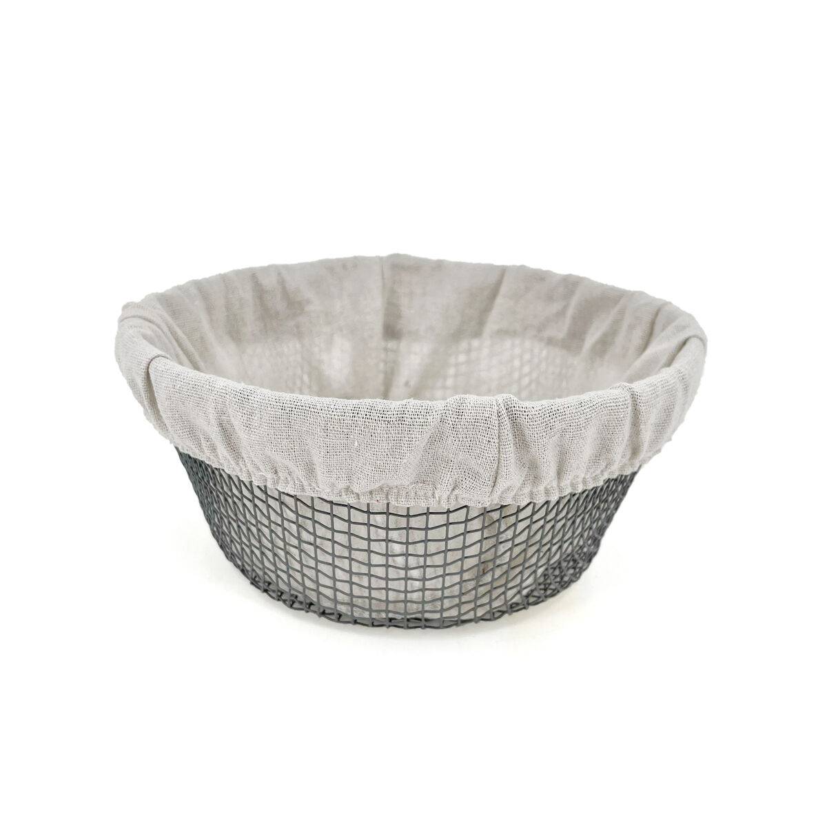 Cesta para el Pan Metal 23 x 23 x 10 cm (12 Unidades)