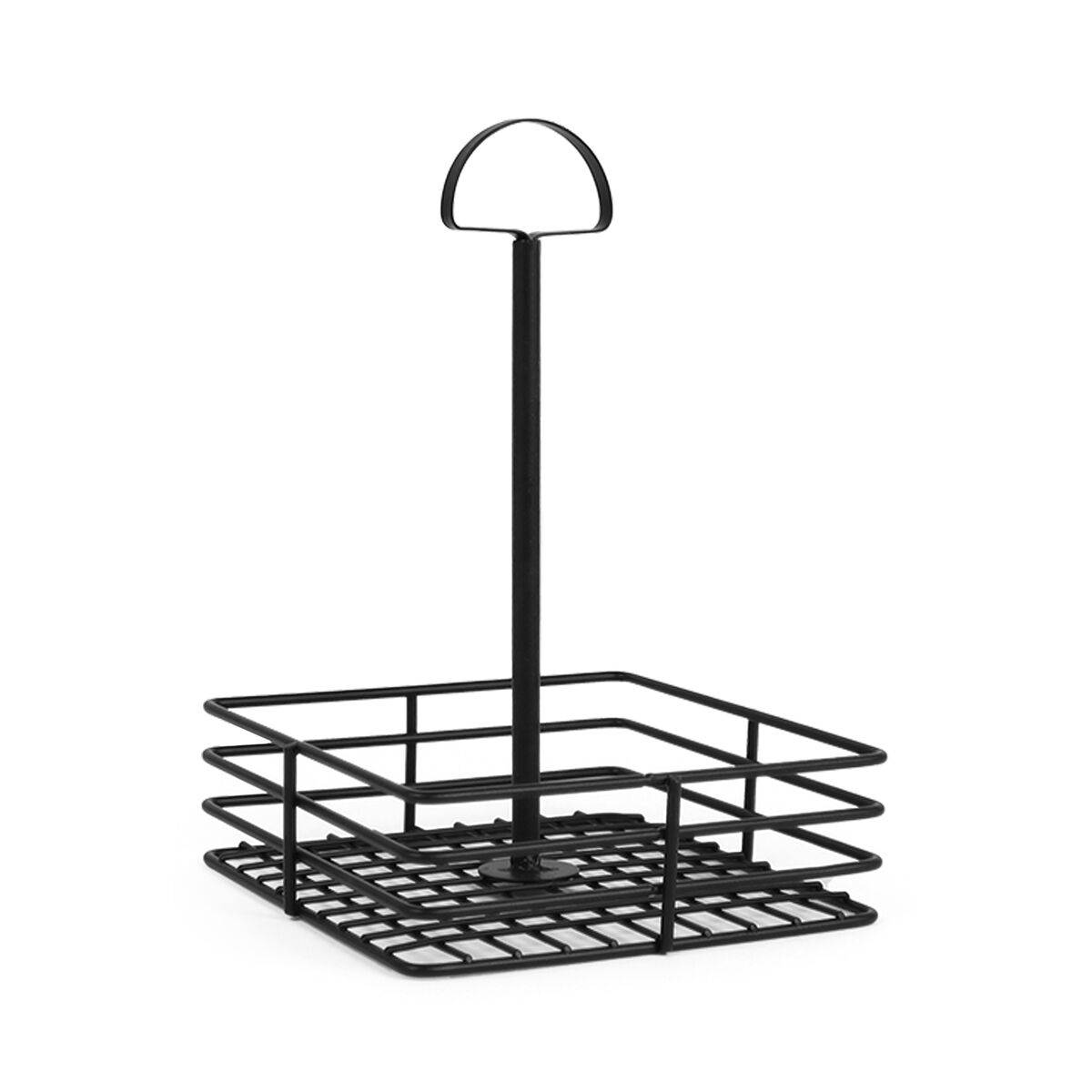 Salsera My Bar 15 x 15 x 22 cm Negro (12 Unidades)