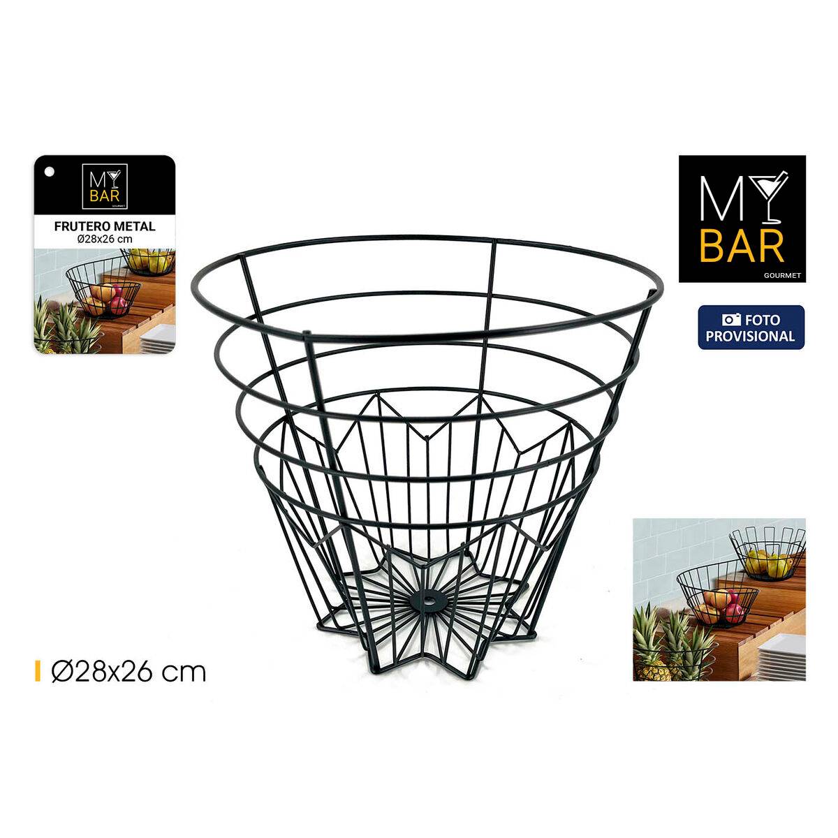Frutero My Bar Metal 28 x 26 cm (8 Unidades)