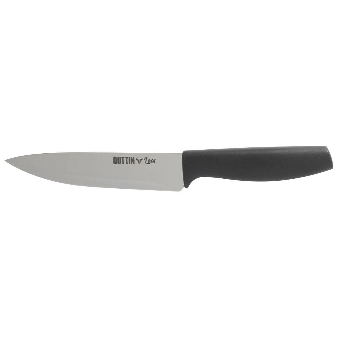 Cuchillo de Cocina Quttin Laos Negro Plateado 15 cm (36 Unidades)
