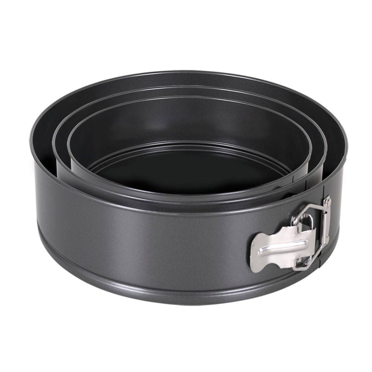 Molde Desmontable Quttin Negro 24 x 7+28 x 6,8 cm 3 Piezas (6 Unidades)