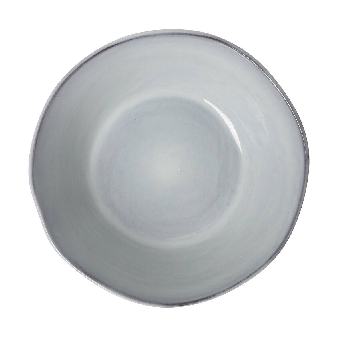 Plato Hondo La Mediterránea Black clay