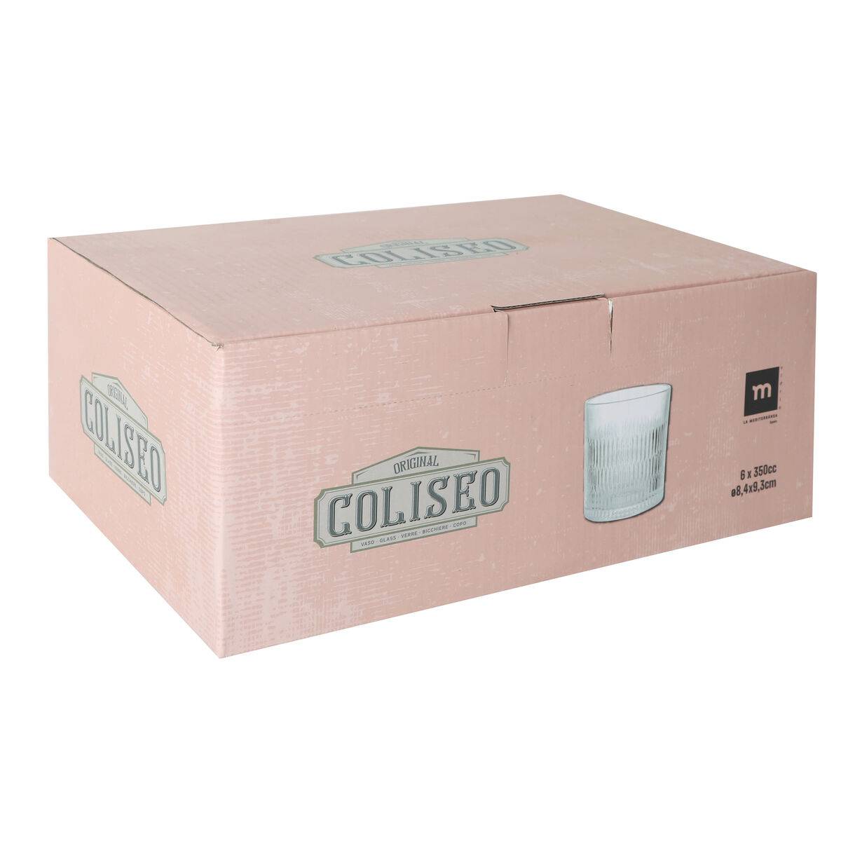 Vaso de agua La Mediterránea Coliseo (48 Unidades)
