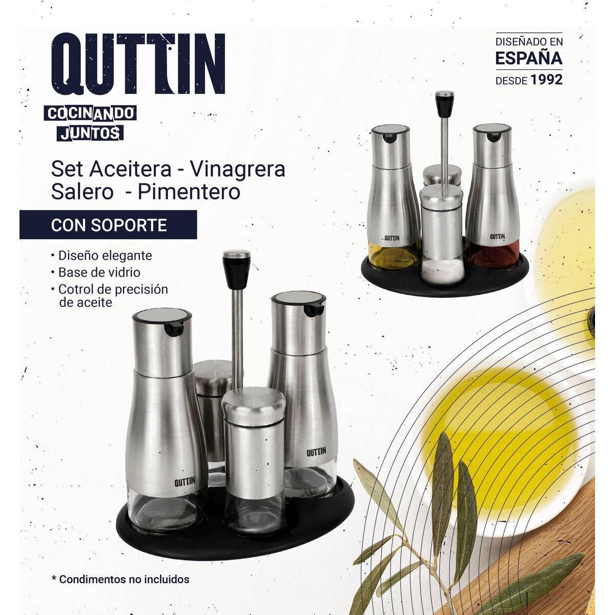 Aceitera Quttin 4 Piezas (8 Unidades)