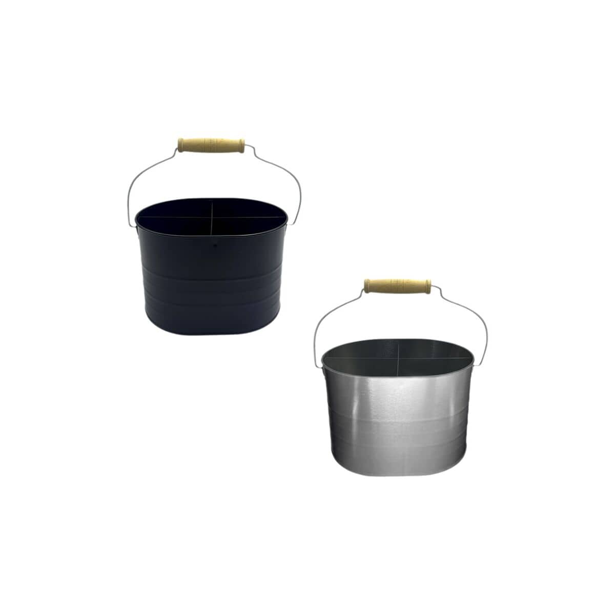 Cesta Multiusos My Bar Metal 16,5 x 12,5 x 11 cm (8 Unidades)