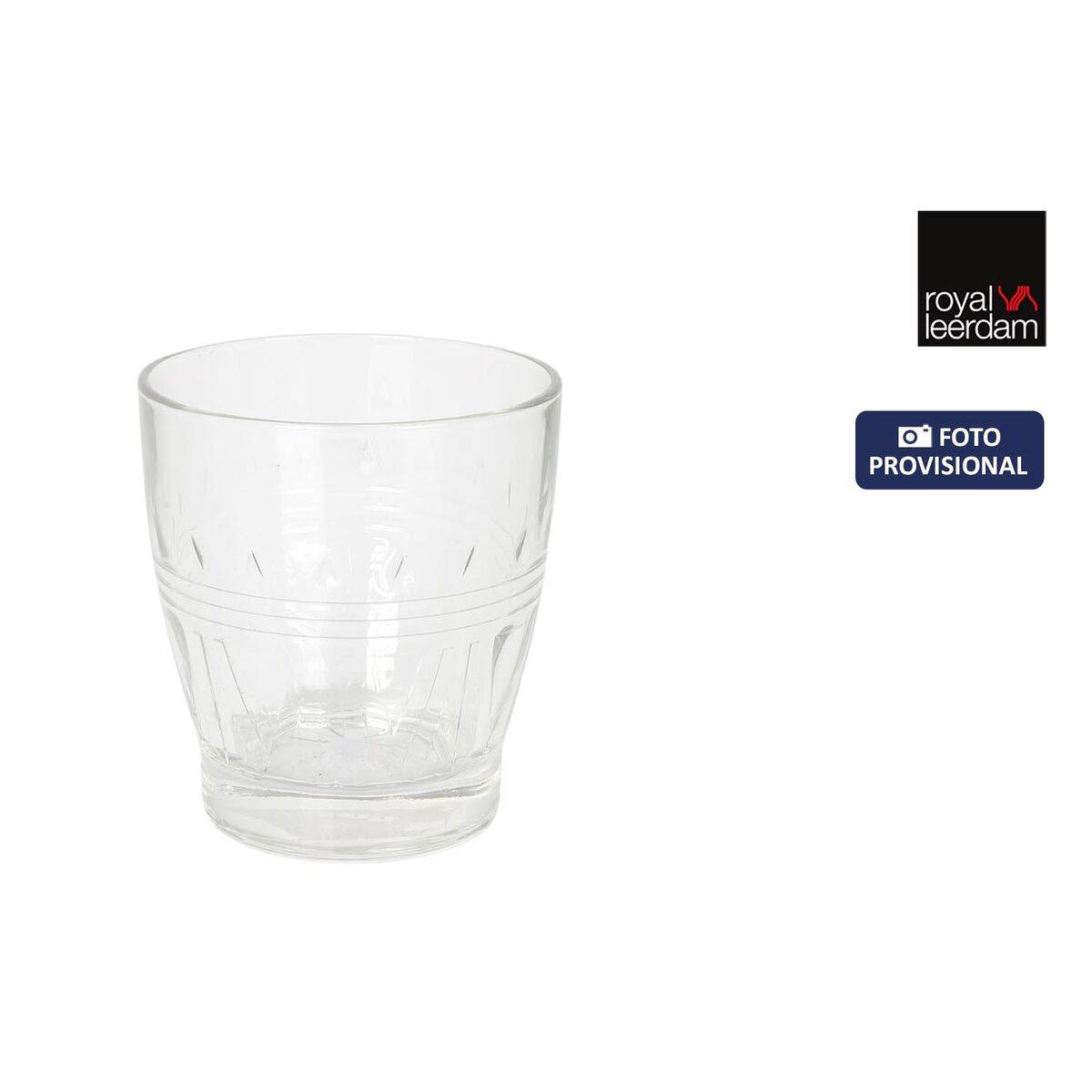Vaso Royal Leerdam OLYMPEA RETRO Transparente Vidrio 350 ml (24 Unidades)