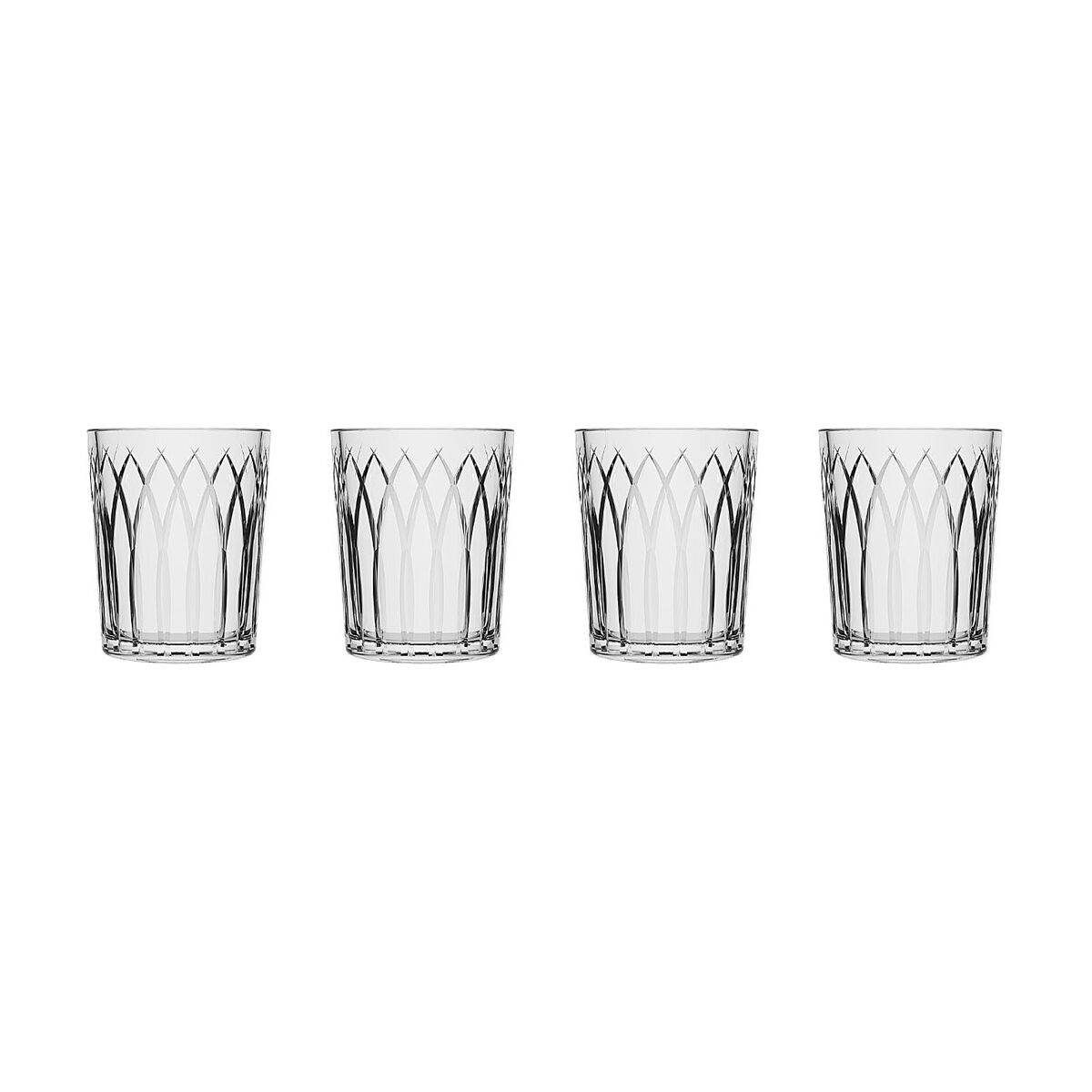 Set de Vasos de Chupito La Mediterránea Phasai seu Transparente Vidrio 63 ml 4 Piezas (24 Unidades)