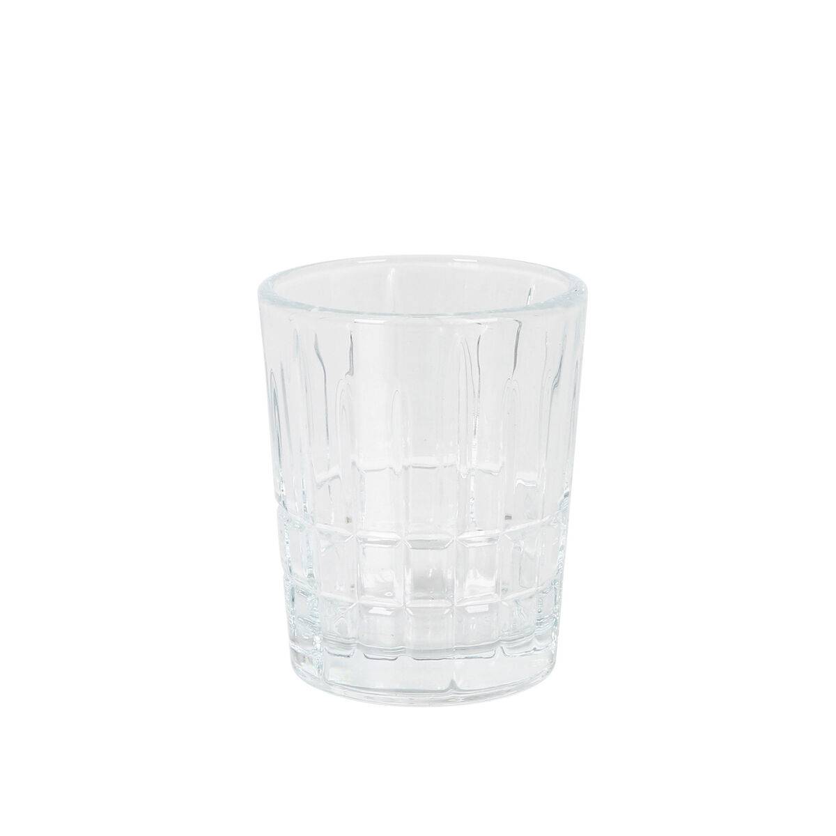 Set de Vasos de Chupito La Mediterránea Phasai rio Transparente Vidrio 63 ml 4 Piezas (24 Unidades)