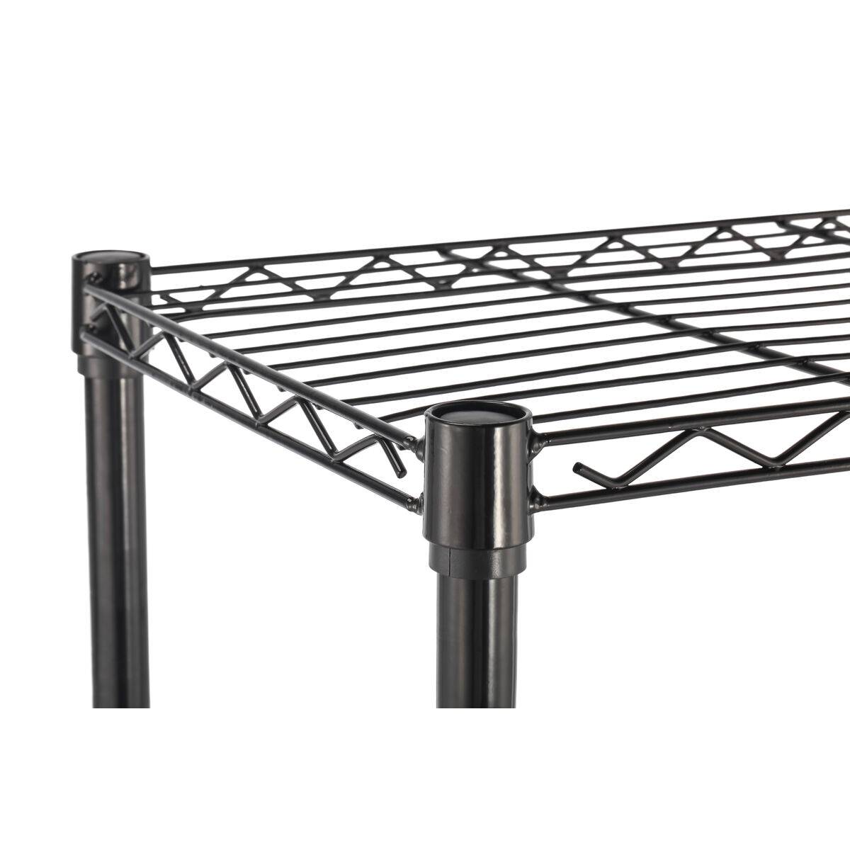 Estantería MobleKit Negro Metal 56 x 35 x 82 cm (2 Unidades)