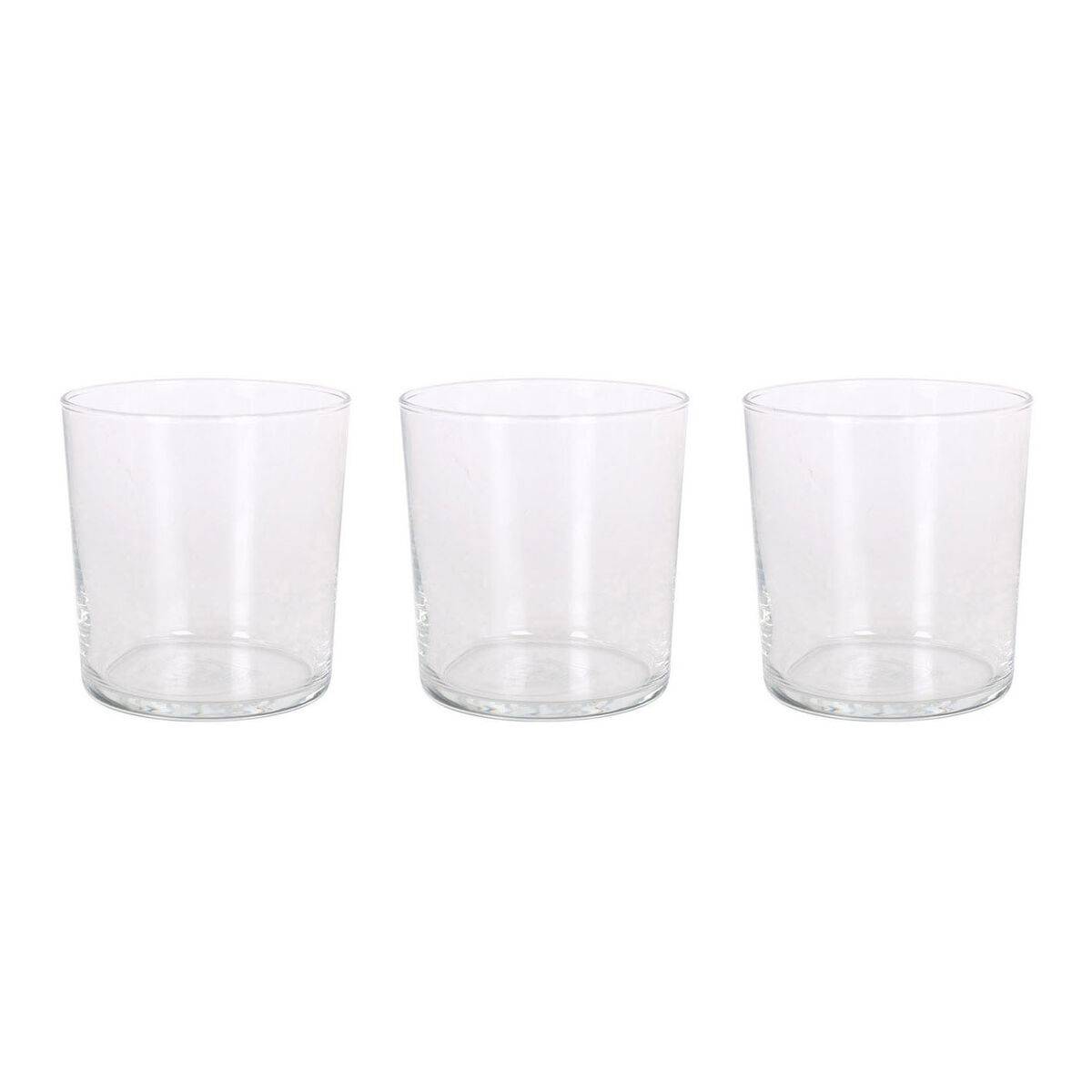 Set de Vasos LAV Transparente Vidrio 340 ml 3 Piezas (16 Unidades)