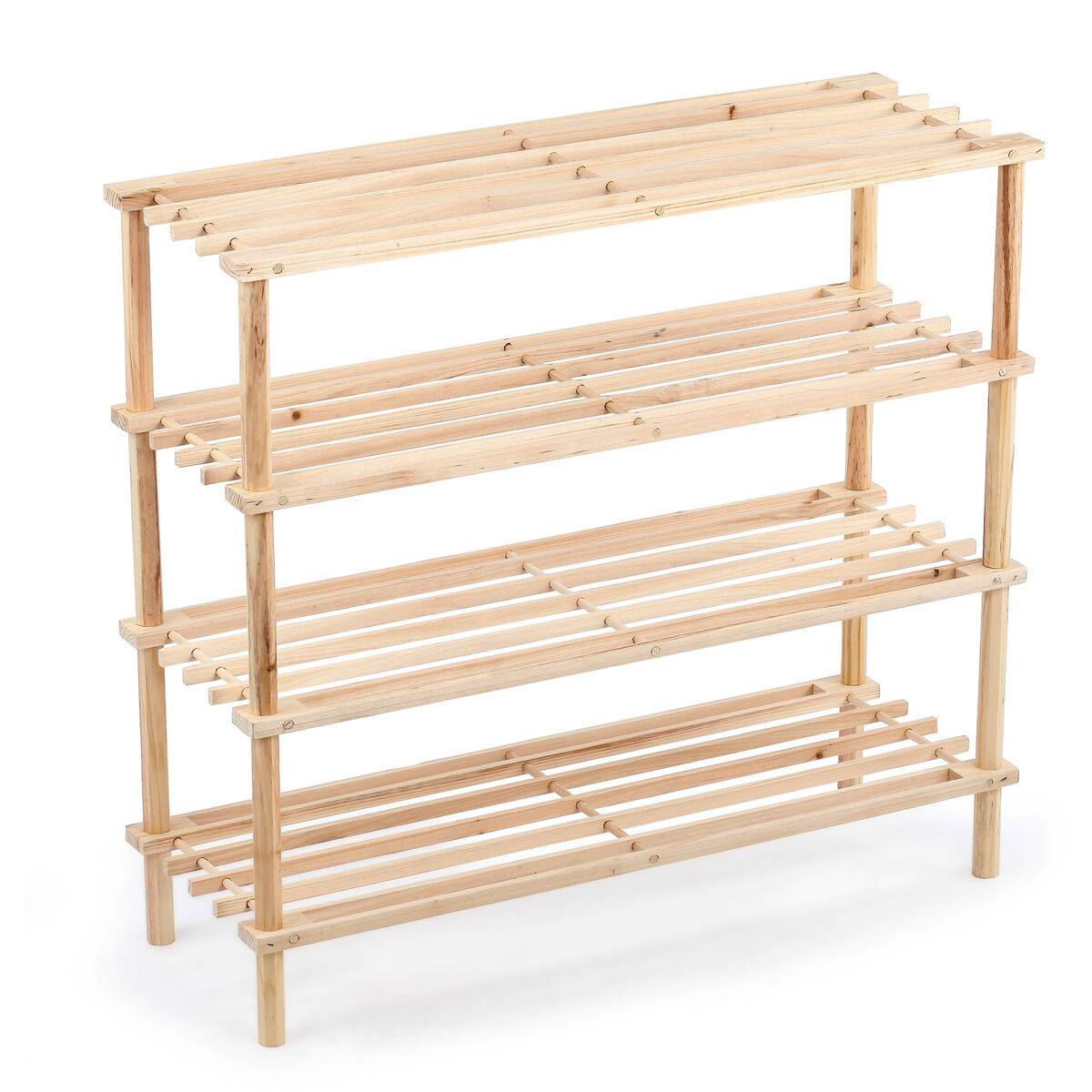 Zapatero Confortime Natural Madera 74 x 26 x 67 cm (6 Unidades)