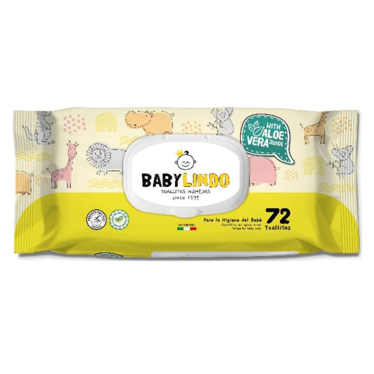 Toallitas Húmedas Baby Lindo Aloe Vera (12 Unidades)