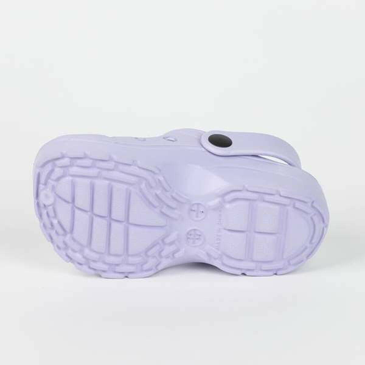 Zuecos de Playa Stitch Morado 28-29