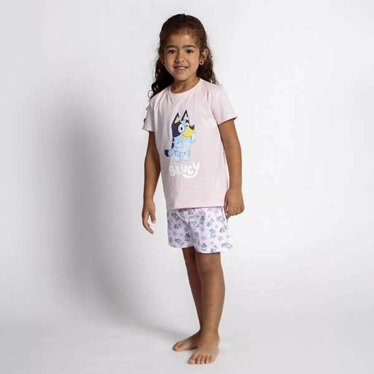 Pijama Infantil Bluey Rosa 5 Años