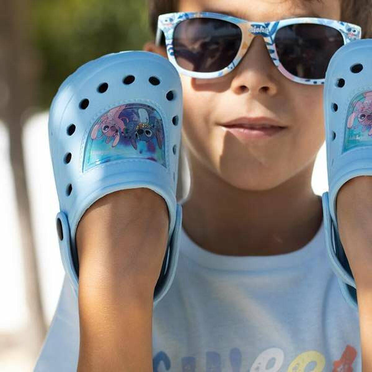 Zuecos de Playa Stitch Azul claro 30-31