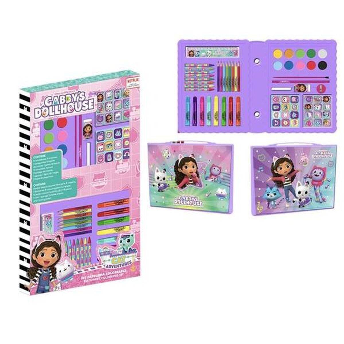 Set de Papelería Gabby's Dollhouse Morado
