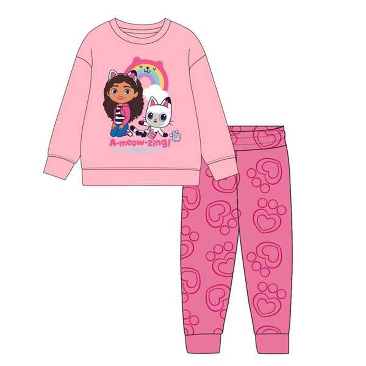 Chándal Infantil Gabby's Dollhouse Rosa