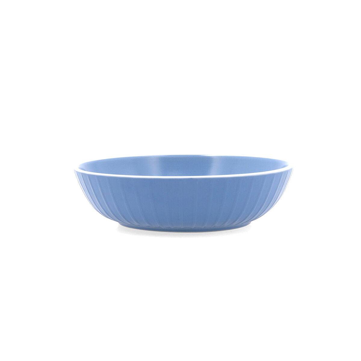 Plato Hondo Bidasoa Moana Azul Cerámica Ø 20 cm (12 Unidades)