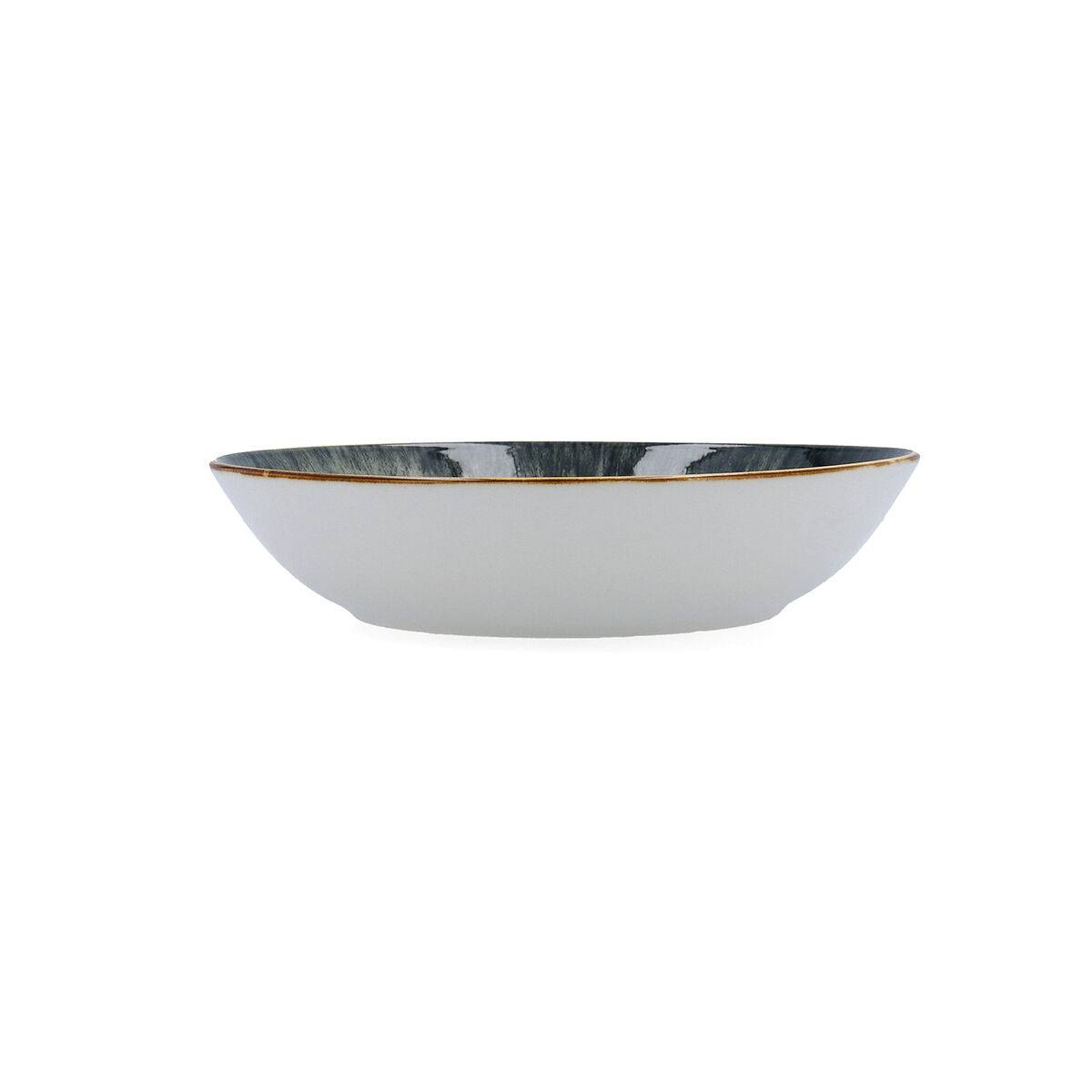 Plato Hondo Bidasoa Stela Blanco Cerámica Ø 20 cm (12 Unidades)