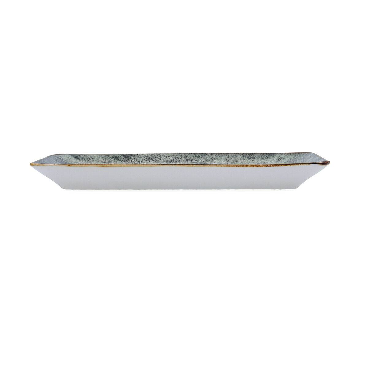 Bandeja de Aperitivos Bidasoa Stela Verde 27,5 x 16,3 cm (6 Unidades)