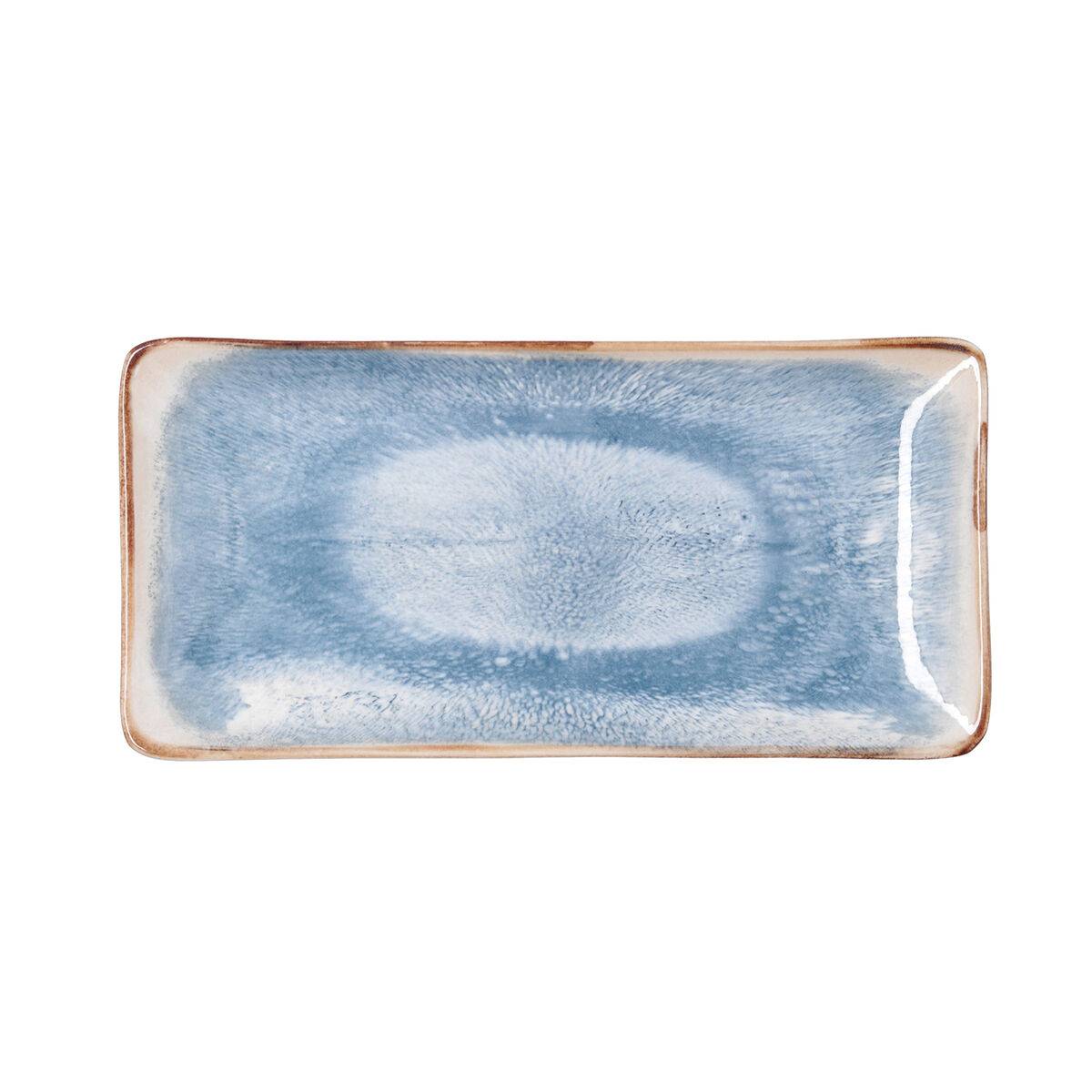 Bandeja de Aperitivos Bidasoa Aura Blanco 25 x 12 cm (6 Unidades)