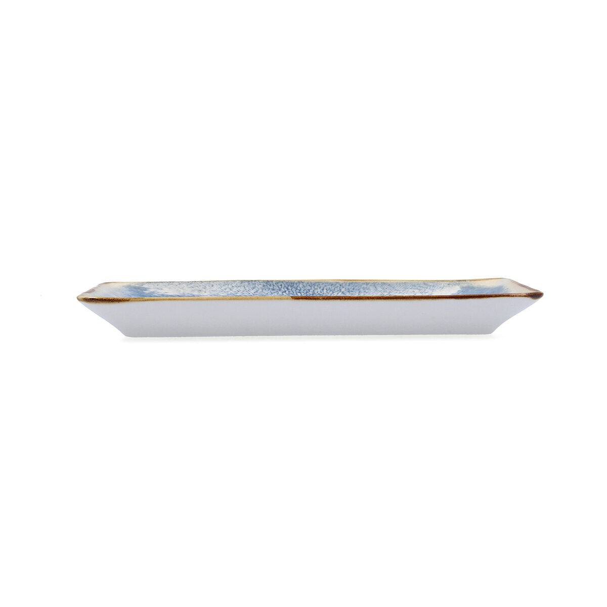 Bandeja de Aperitivos Bidasoa Aura Blanco 25 x 12 cm (6 Unidades)