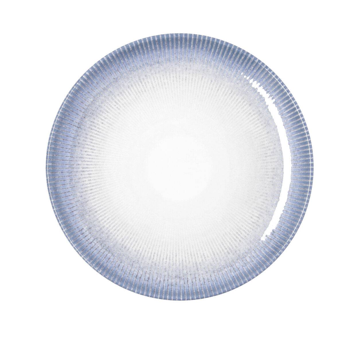 Plato Llano Bidasoa Lea Hydrozero Blanco Cerámica Ø 27 cm (6 Unidades)