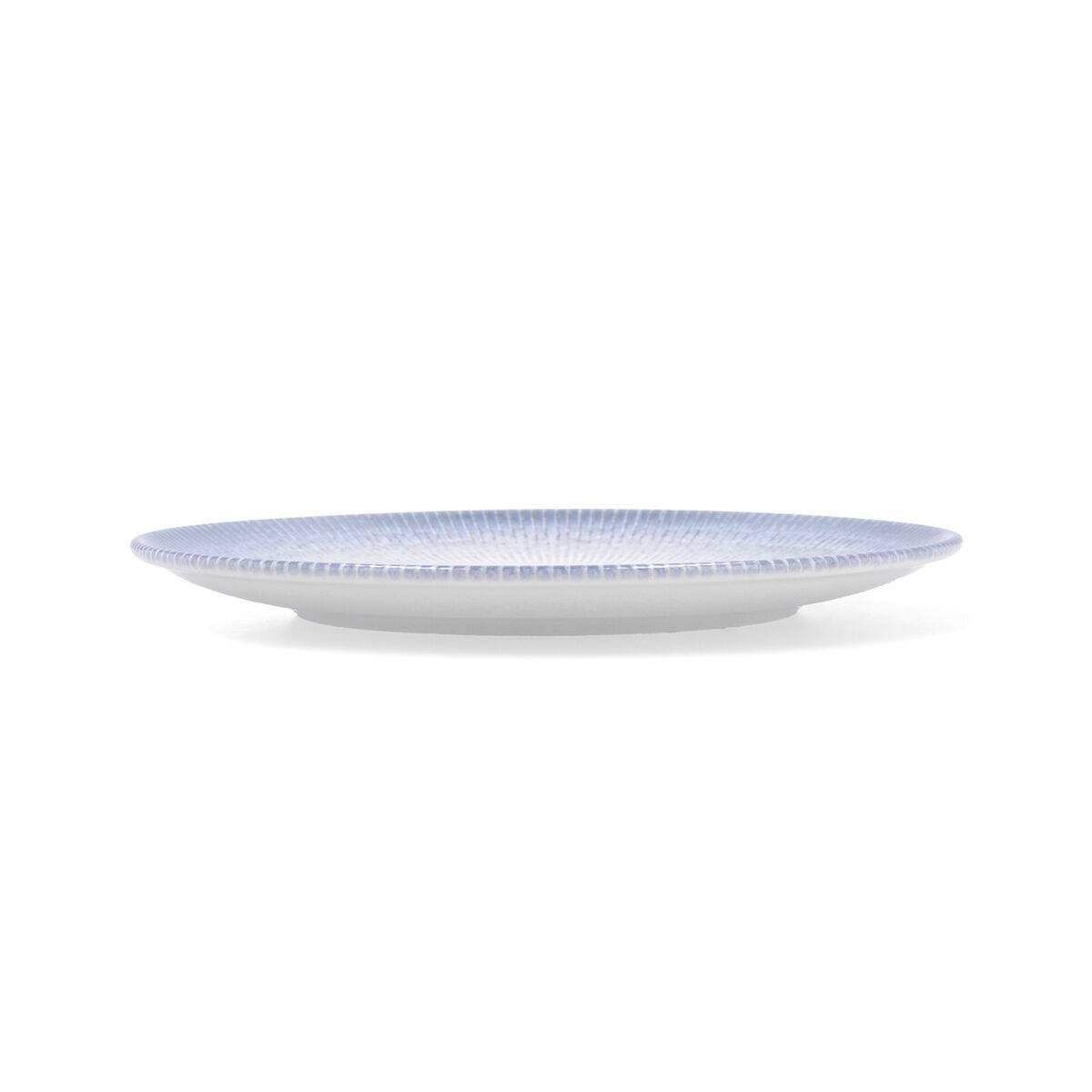 Plato Llano Bidasoa Lea Hydrozero Blanco Cerámica Ø 27 cm (6 Unidades)