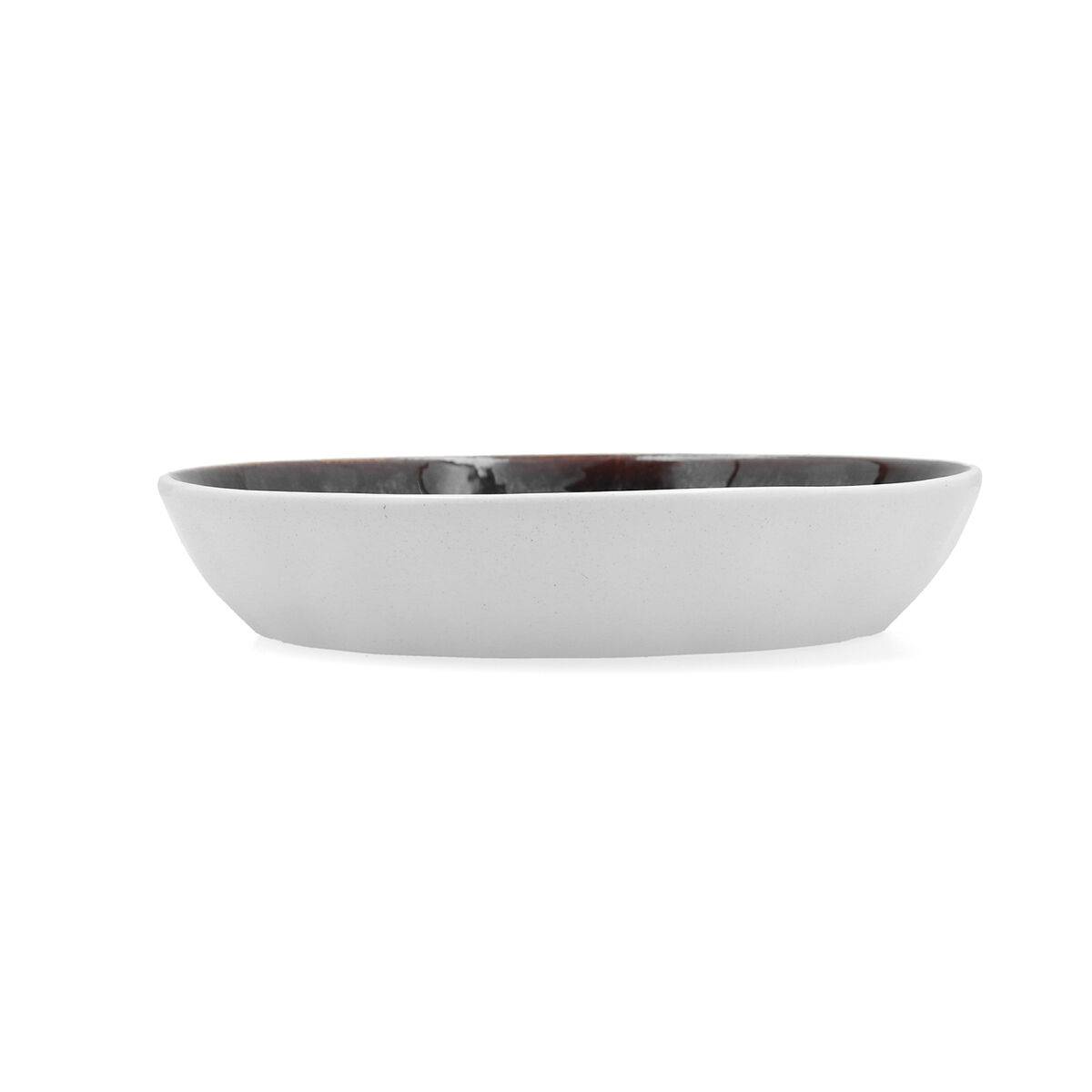 Plato Hondo Bidasoa Elite Marrón Cerámica 21,5 x 4,6 cm (6 Unidades)