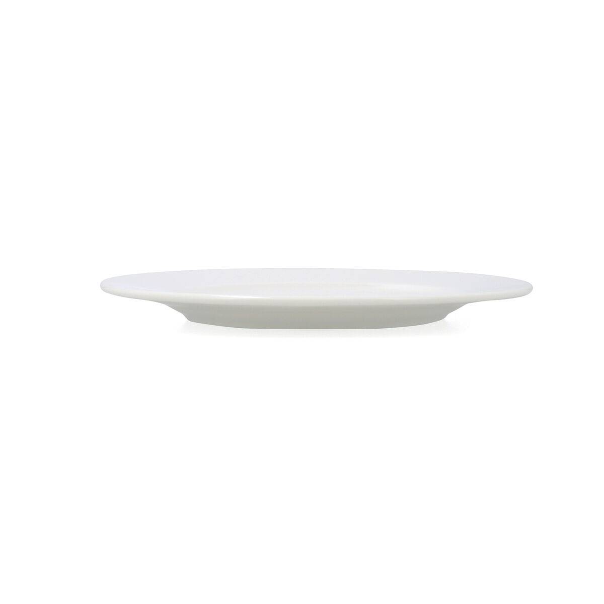 Plato Llano Bidasoa Serenity Hydrozero Blanco Cerámica Ø 27 cm (6 Unidades)