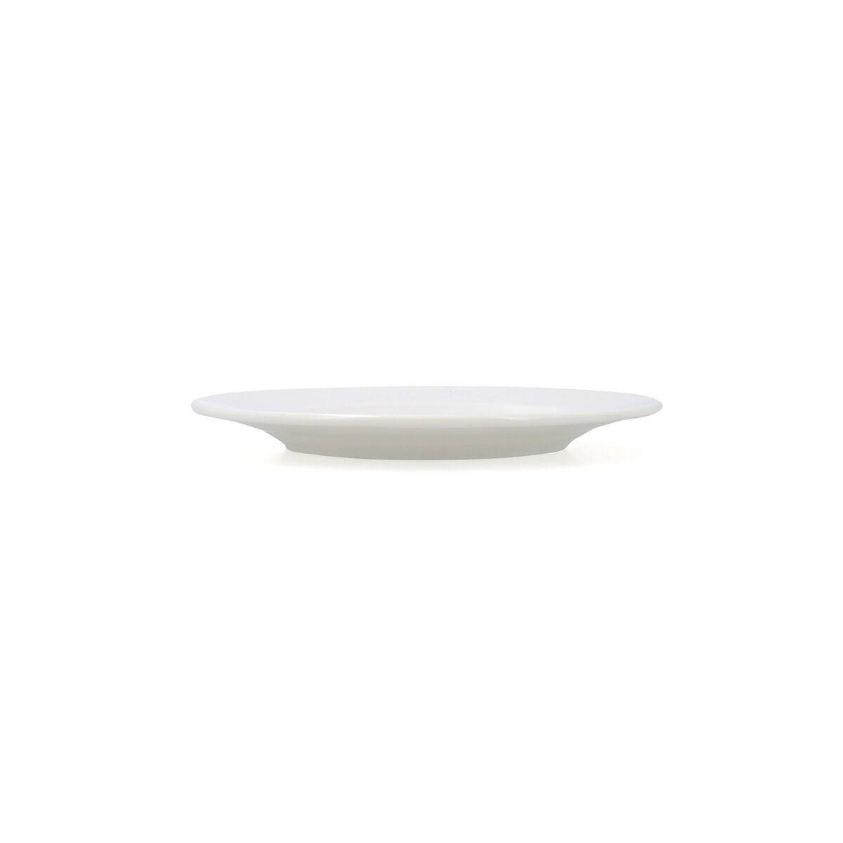 Plato Llano Bidasoa Serenity Hydrozero Blanco Cerámica Ø 21 cm (6 Unidades)