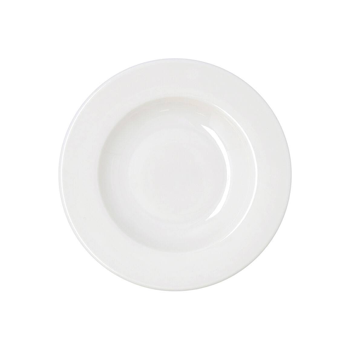 Plato Hondo Bidasoa Serenity Hydrozero Blanco Cerámica Ø 23 cm (6 Unidades)