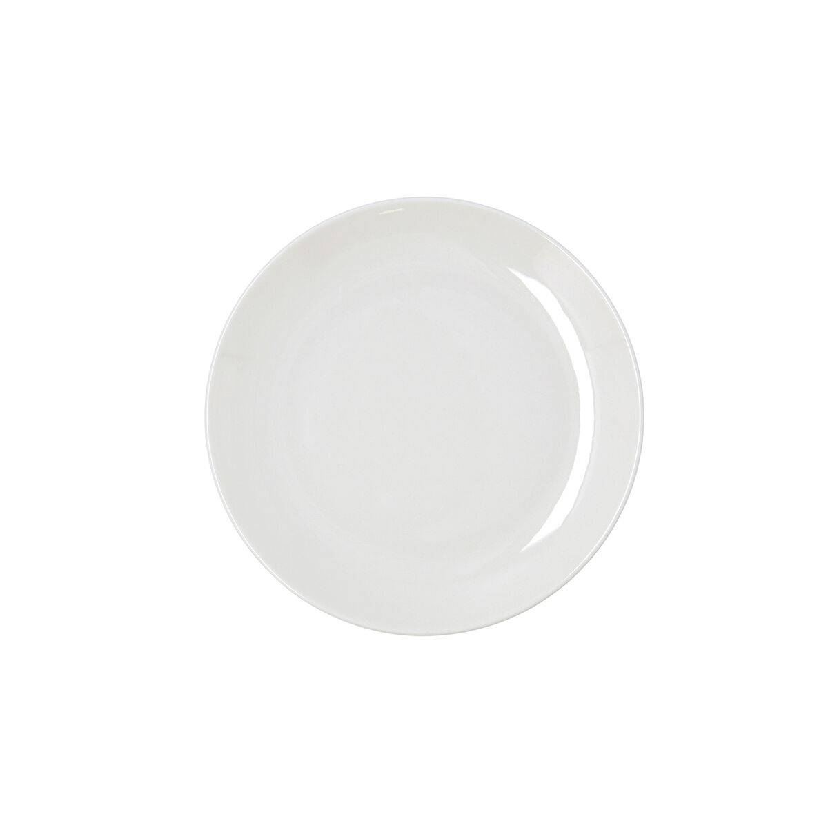 Plato Llano Bidasoa Harmony Hydrozero Blanco Cerámica Ø 19 cm (6 Unidades)