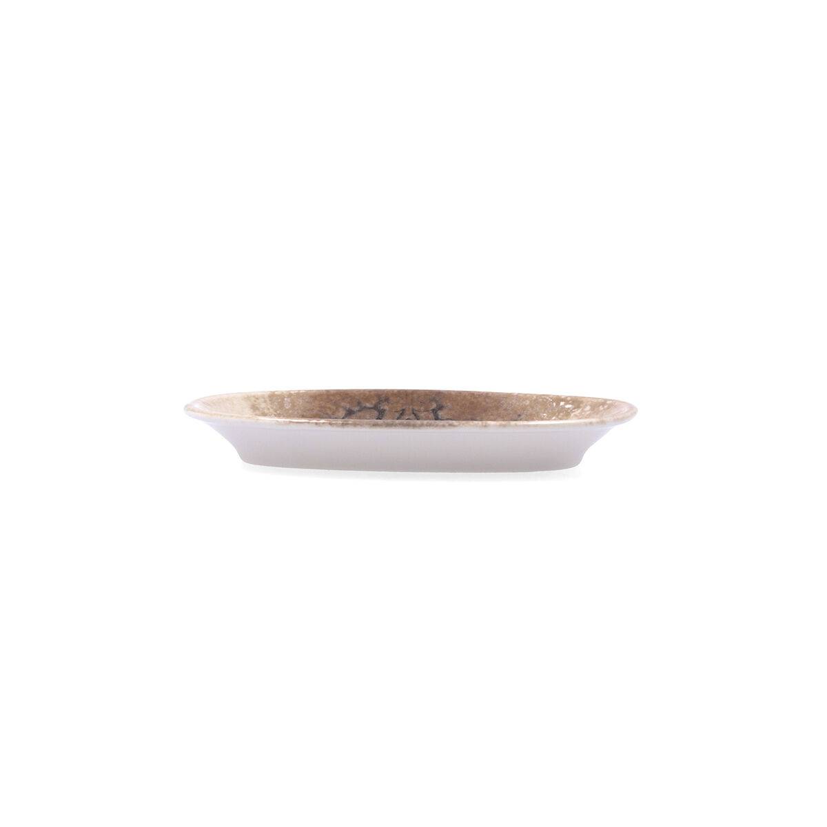 Bandeja de Aperitivos Bidasoa Deneb Hydrozero Marrón 19 x 11 cm (6 Unidades)
