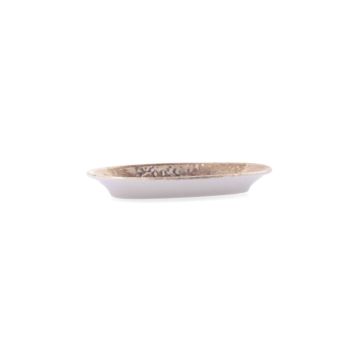 Bandeja de Aperitivos Bidasoa Deneb Hydrozero Marrón 19 x 11 cm (6 Unidades)