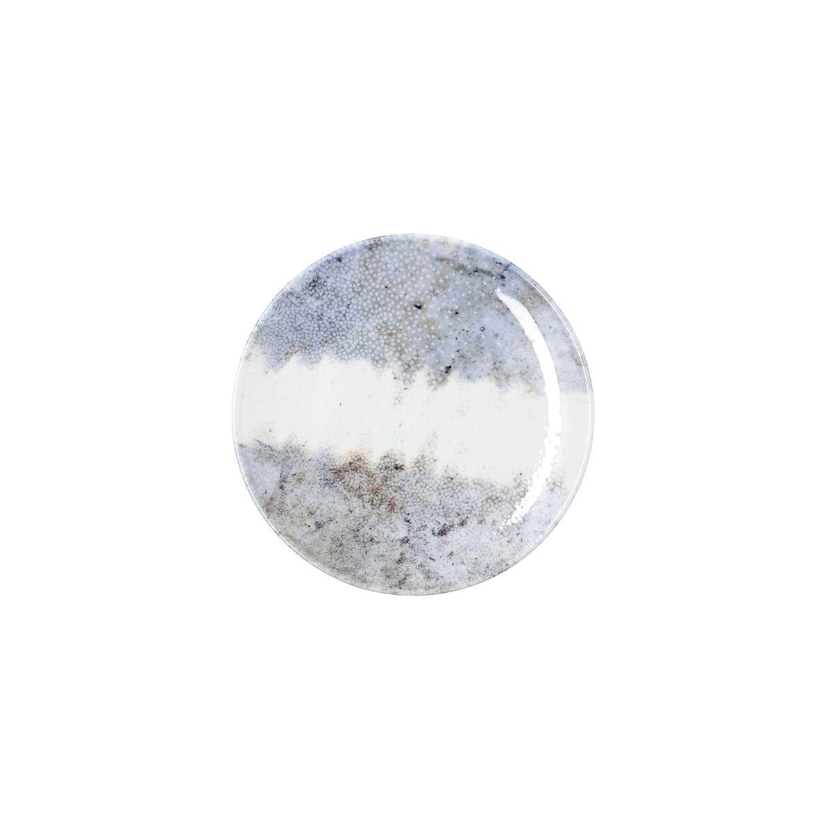 Plato Bidasoa Polaris Hydrozero Beige Cerámica Ø 15 cm Pan (6 Unidades)