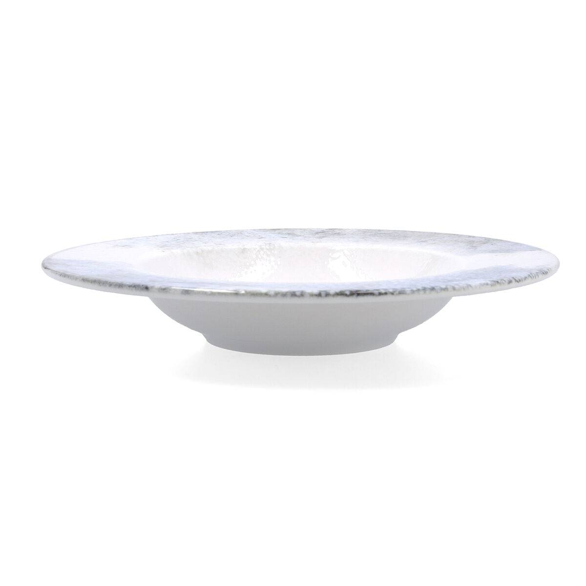 Plato para Pasta Bidasoa Polaris Hydrozero Beige Cerámica Ø 30 cm (6 Unidades)