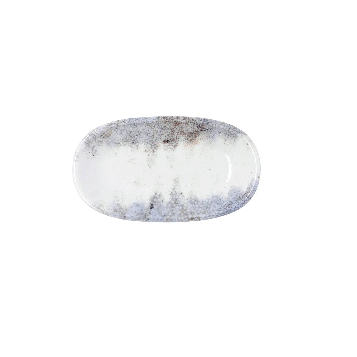 Bandeja de Aperitivos Bidasoa Polaris Hydrozero Beige 19 x 11 cm (6 Unidades)