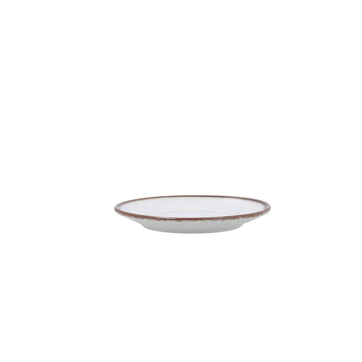 Plato Bidasoa Orion Hydrozero Blanco Cerámica Ø 15 cm Pan (6 Unidades)