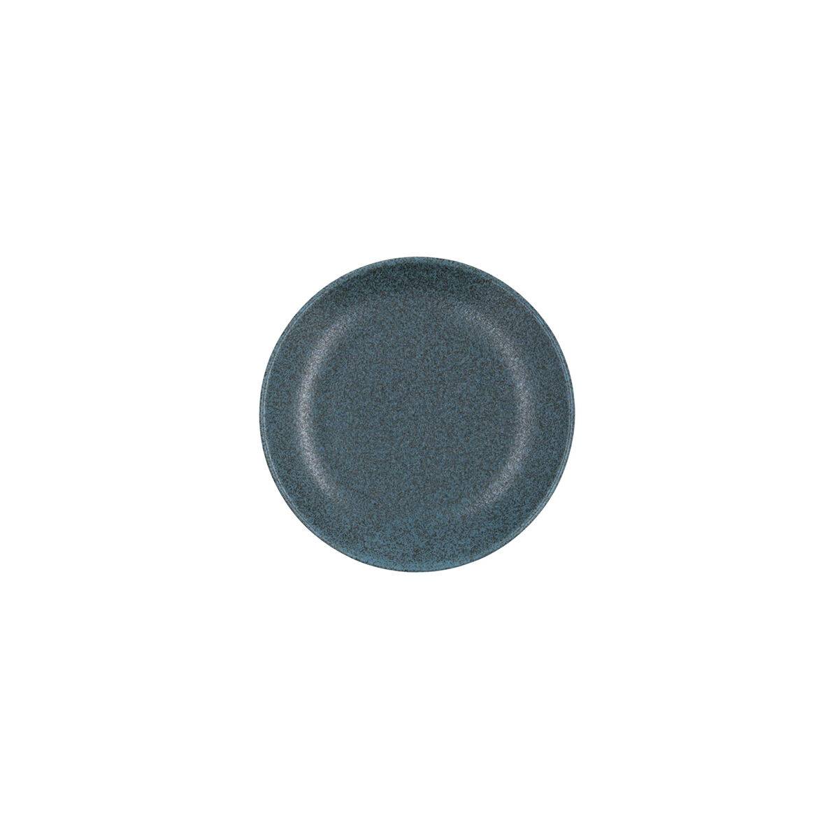Plato Bidasoa Element Hydrozero Azul Cerámica Ø 15 cm Pan (6 Unidades)