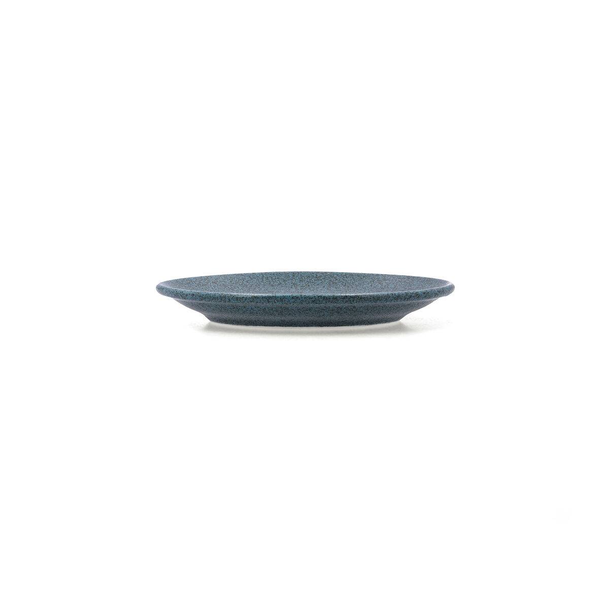 Plato Bidasoa Element Hydrozero Azul Cerámica Ø 15 cm Pan (6 Unidades)