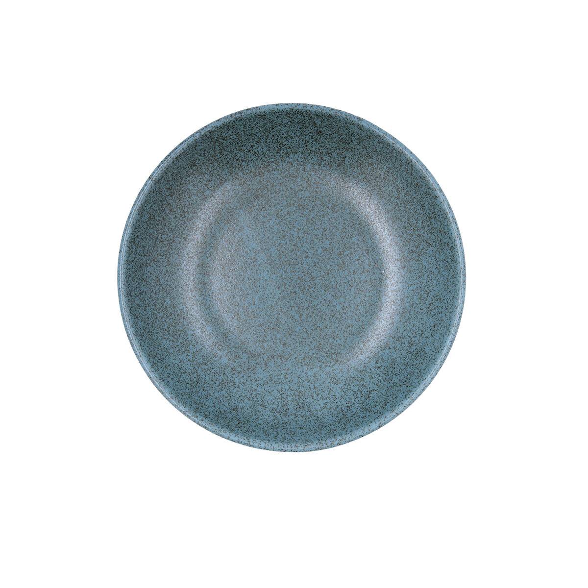 Plato Hondo Bidasoa Element Hydrozero Azul Cerámica Ø 20 cm (6 Unidades)
