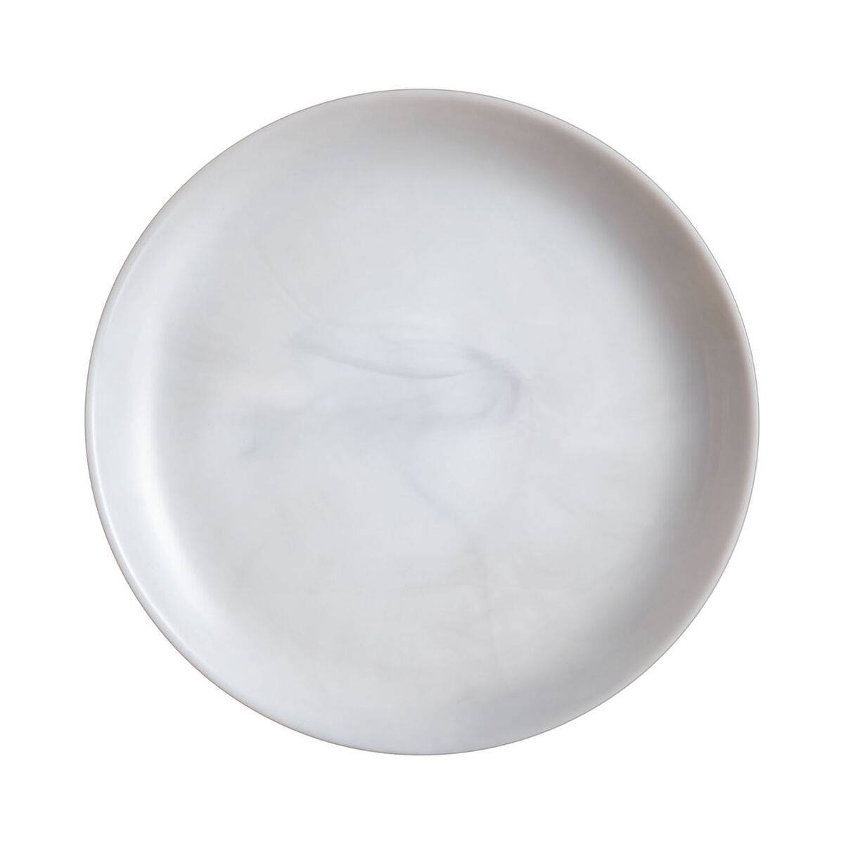 Plato de Postre Luminarc Diwali Granit Marb Bicolor Vidrio Ø 19 cm (24 Unidades)