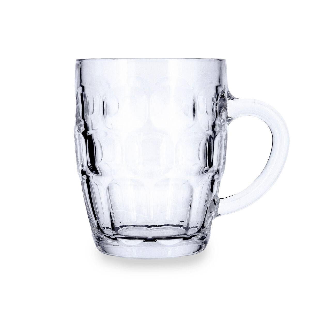 Jarra de Cerveza Quid Espuma Transparente Vidrio 560 ml (6 Unidades)