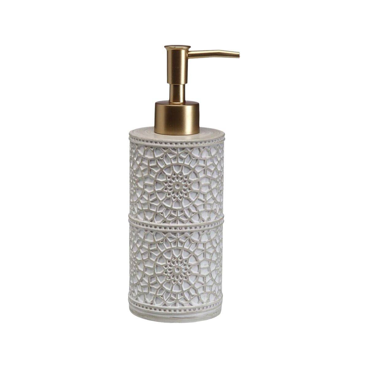 Dispensador de Jabón Versa Loira Resina 7 x 17,5 x 7 cm