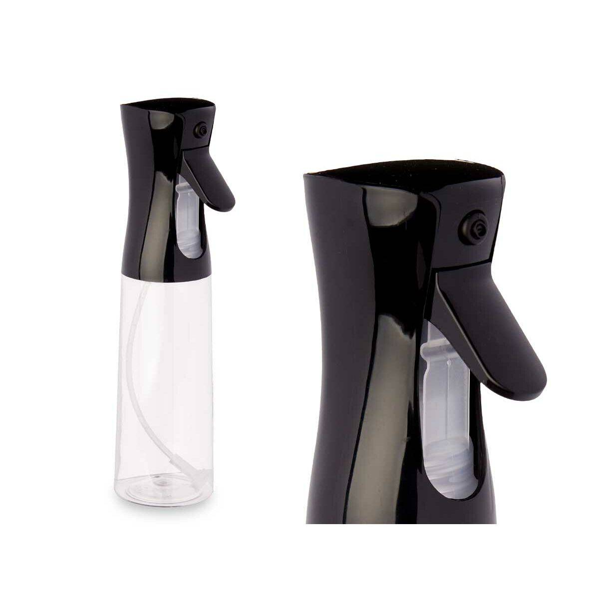 Pulverizador de Aceite o Vinagre Kinvara Negro Transparente Polietileno Polipropileno Poliestireno PET 300 ml 8 x 24 x 6 cm (12