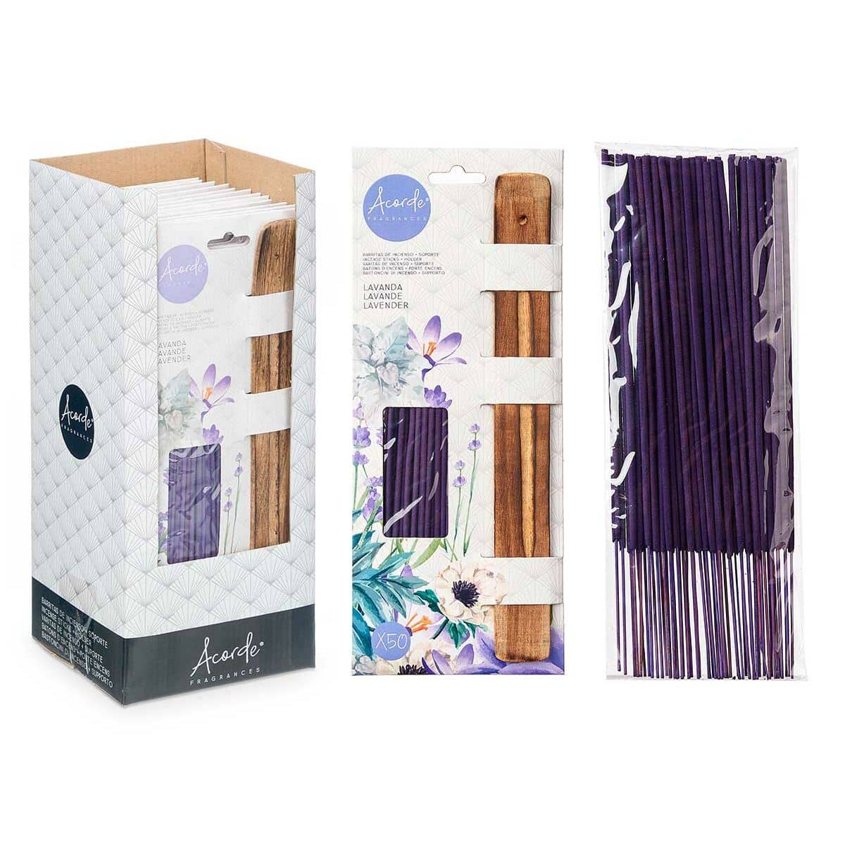 Set de incienso Acorde 50 Piezas (12 Unidades)