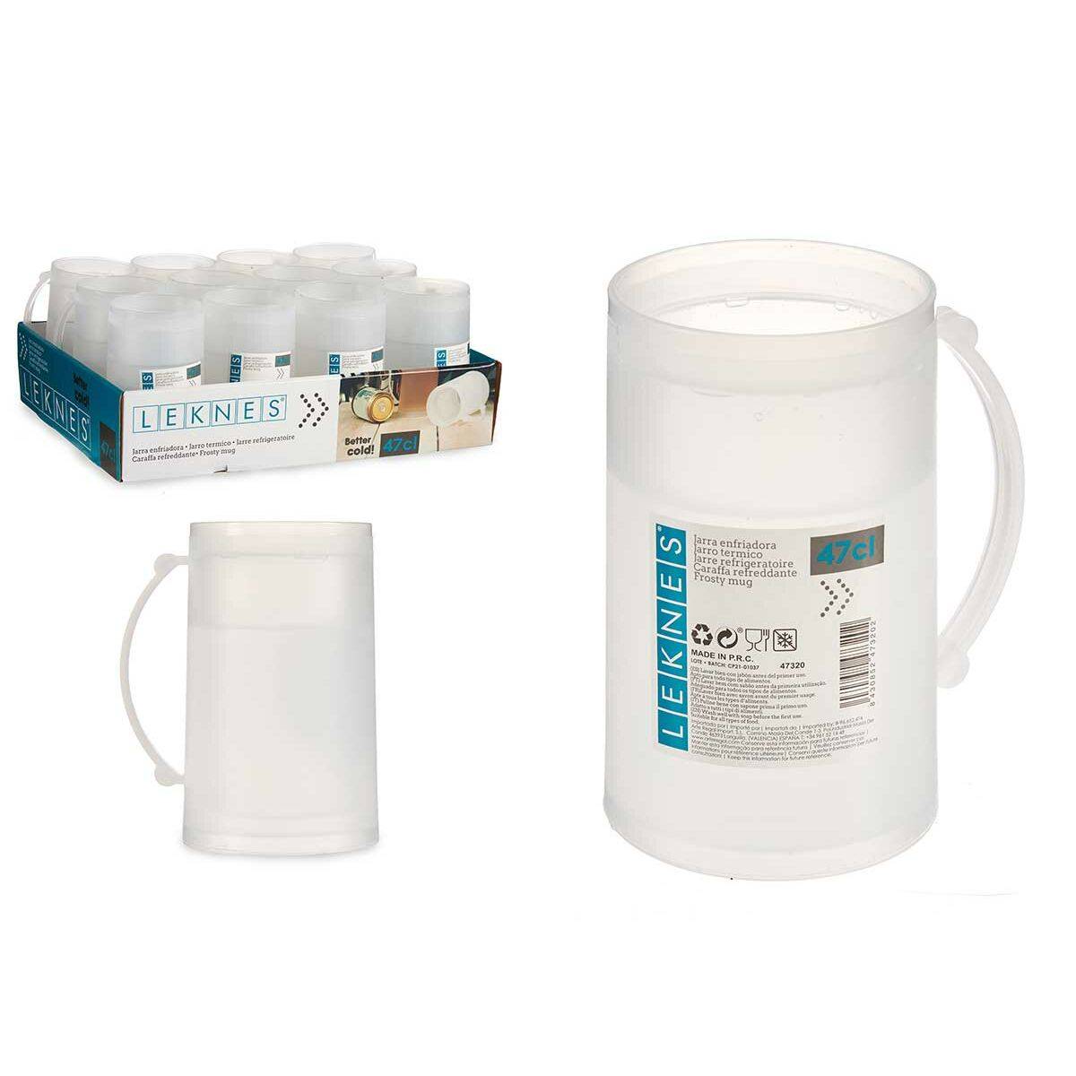 Jarra Térmica Leknes Transparente 473 ml (12 Unidades)